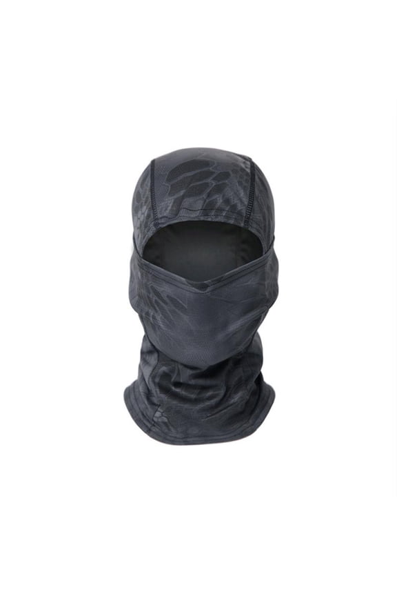 Camouflage Balaclava Face Mask for Motorcycle Riding, Cycling, Outdoor Sports - Breathable, Dust & Sun Proof Polyester Headwear