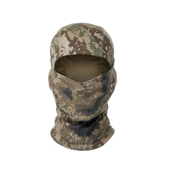 Camouflage Balaclava Hat Cycling Full Face Mask Outdoor Sports Hunting Hiking Ski Mask motorcycle Helmet Inner Cap (Speckled desert)