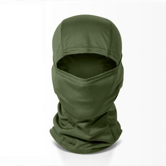 Camouflage Balaclava Hat Cycling Full Face Mask Outdoor Sports Hunting Hiking Ski Mask motorcycle Helmet Inner Cap (army green)