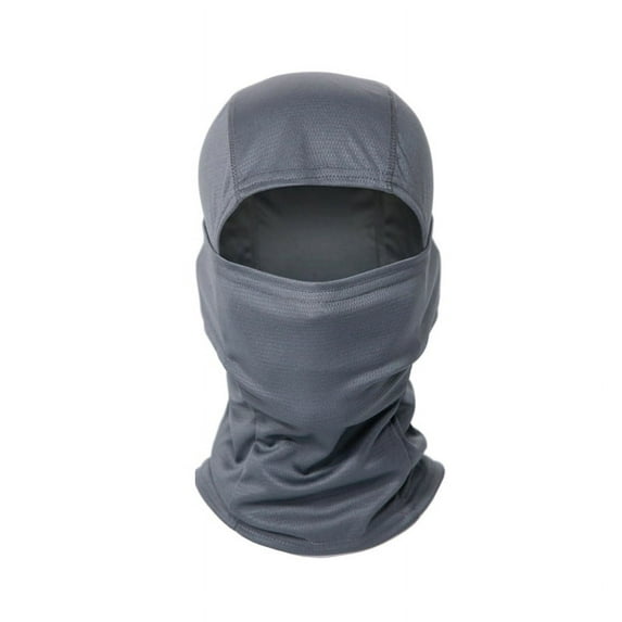 Camouflage Balaclava Hat Cycling Full Face Mask Outdoor Sports Hunting Hiking Ski Mask motorcycle Helmet Inner Cap (grey)