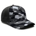 thumbnail image 1 of Camouflage Baseball Cap Adjustable Size – Stylish Spliced Design Trucker Hat, Dad Hat with Full Print Front & Brim, Breathable Cotton Blend Snapback for Sports, Travel & Daily Wear, 1 of 3