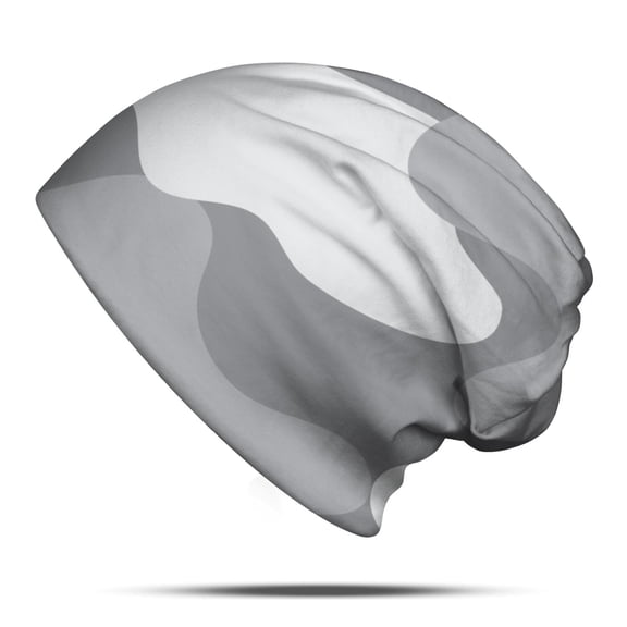Camouflage Beanie Hat – Soft Stretchy Polyester Winter Cap, Warm Slouchy Style for Everyday Wear & Outdoor Activities