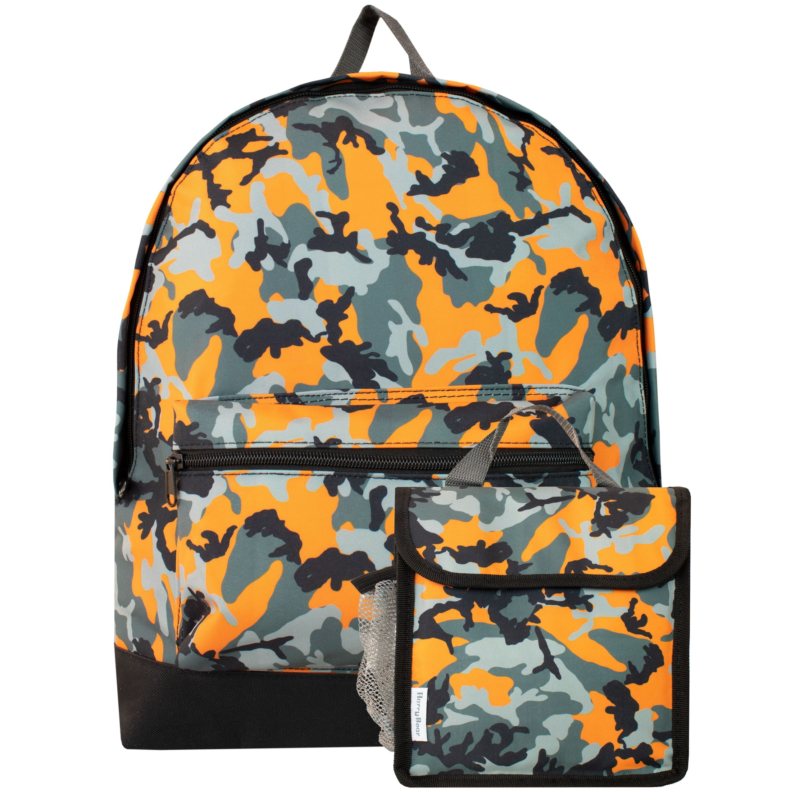 Camouflage Boys Backpack and Lunch Bag Set Walmart Business Supplies