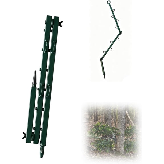 Camouflage Branch Holder, 100cm Adjustable Metal Hunting Rack