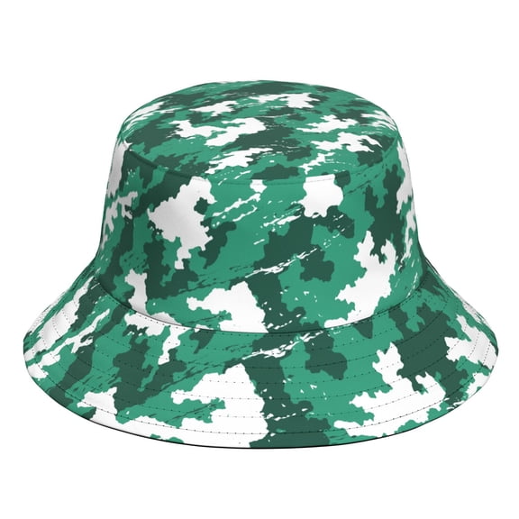 Camouflage Bucket Hat, Personalized Acrylic Fisherman Hat, Soft and Warm Casual Outdoor Cap for Daily Wear