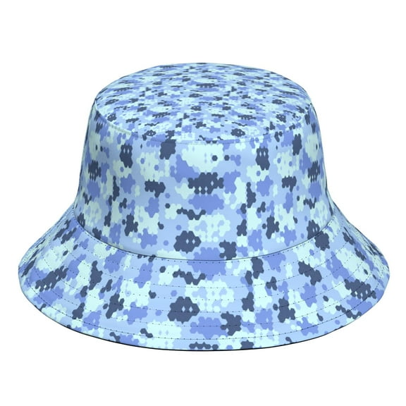 Camouflage Bucket Hat, Personalized Acrylic Fisherman Hat, Soft and Warm Casual Outdoor Cap for Daily Wear