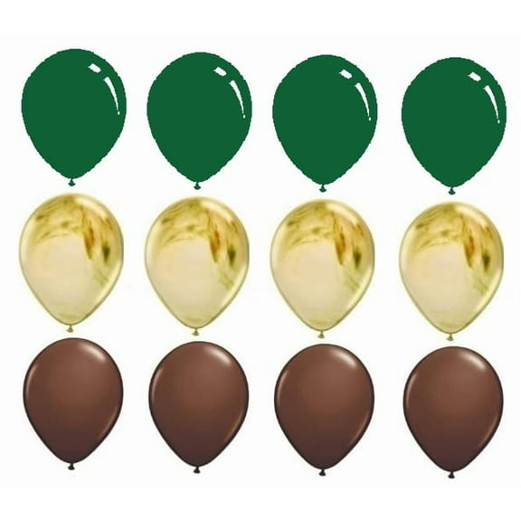 Camouflage Camo Party Supplies Latex Balloons 12 count