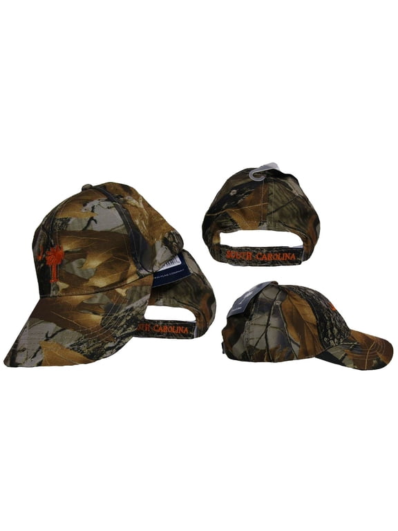 Camouflage Camo South Carolina SC Palmetto Crescent Hat Cap