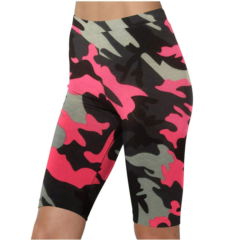 Pink camo capris discount
