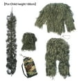 thumbnail image 1 of Camouflage Children Suit Outdoor Hunting Kids Clothing Top Pant Cap Rope Storage Bag Set, Jungle, 130cm Height Under, 1 of 9