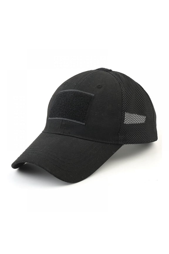 Camouflage Constructed Trucker Special Tactical Operator ForcesPatch Baseball Cap