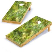 Camouflage Cornhole Board Vinyl Wrap Kit Elements Coastal Mahi Mahi