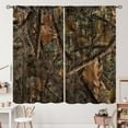 thumbnail image 1 of Camouflage Curtains Camo Camouflage Green Militarily Abstract Art Curtain with Rod Pocket for Living Room Apartment Home Decor Drapes Window Treatments 2 Panels Set 42x84 Inch, 1 of 4