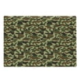 thumbnail image 1 of Camouflage Cutting Board, Squad Uniform Design with Vivid Color Scheme Hunting Camouflage Pattern, Decorative Tempered Glass Cutting and Serving Board, Large Size, Green Brown Khaki, by Ambesonne, 1 of 1