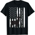 thumbnail image 1 of Camouflage Deer Hunting Gifts Men Dad Hunter Camo USA Flag T-Shirt, 1 of 3