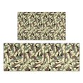 thumbnail image 1 of Camouflage Dinosaurs Silhouettes Pattern Kitchen Rugs Sets Of 2,Anti Fatigue Kitchen Mat Rugs Non Slip Washable,Decorative Kitchen Floor Mats for Kitchen,Sink,Laundry,17"x30"+17"x47", 1 of 7