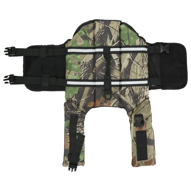 Camouflage Dog Life Jacket Pet Floatation Vest for Puppy Water Safety