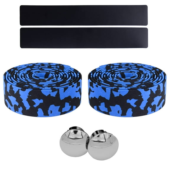 Camouflage EVA Road Bike Handlebar Tape Bicycle Bar Wraps - 2PCS Per Set,bike grip end plug and sealer