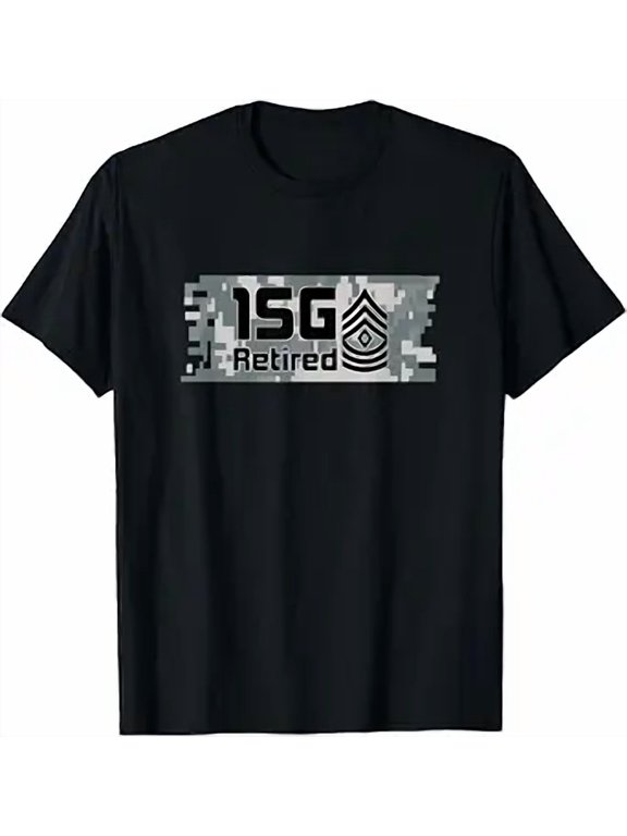 Camouflage First Sergeant 1sg Retired For Men And Women T-Shirt