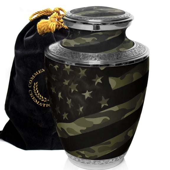 Camouflage Flag Military Cremation Urns for Human Ashes Adult Urns for Cremation Ashes Urns for Adult Cremation Ashes Urns for Ashes Cremation Urns for Human Ashes Adult Large