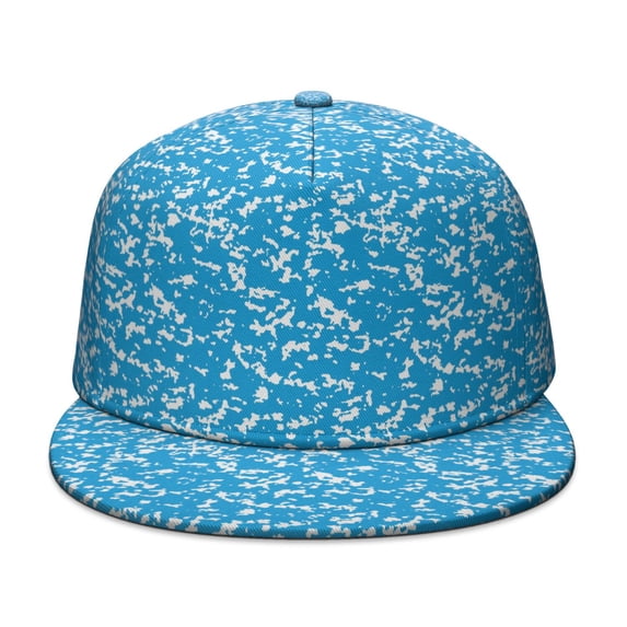 Camouflage Flat Baseball Cap – Adjustable Snapback Hat with Flat Bill, Breathable and Durable, Personalized Design for Sports, Travel & Daily Wear