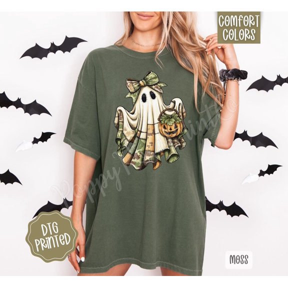 Camouflage Ghost Camo Cute T-Shirt All Size S-3XL