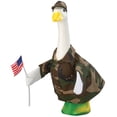 thumbnail image 1 of Gaggleville Camouflage Goose Outfit, Fits Large 23" H Statue, by Fox Valley Traders, 1 of 5