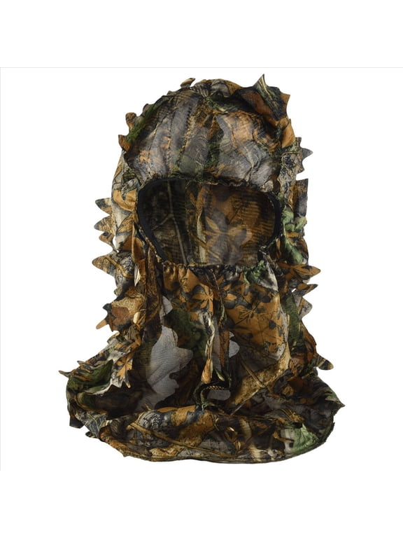 Camouflage Hunting 3D Face Mask Hood Outdoor Hunting Fishing Headgear Camo Hat,1*Outdoor mask tactical headgear,Camouflage