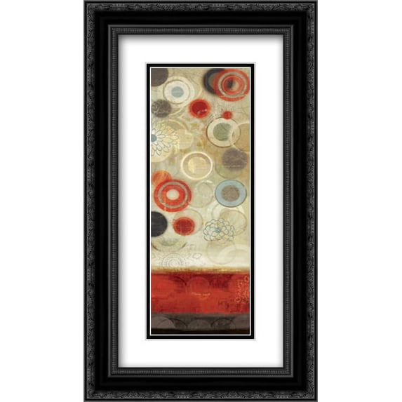 Camouflage I 2x Matted 14x24 Black Ornate Framed Art Print by Pearce, Allison