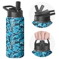 thumbnail image 1 of Camouflage Insulated Stainless Steel Water Bottle with Straw & Cleaning Brush – 18 Oz | Leakproof, BPA-Free, 304 Stainless Steel, Wide Mouth, Travel Mug for Car, Gym, Office, 1 of 5
