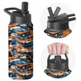 thumbnail image 1 of Camouflage Insulated Stainless Steel Water Bottle with Straw & Cleaning Brush – 18 Oz | Leakproof, BPA-Free, 304 Stainless Steel, Wide Mouth, Travel Mug for Car, Gym, Office, 1 of 5