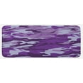 thumbnail image 1 of Camouflage Kitchen Mat, Vibrant Color Abstract Style Splashes Design Pattern Hunting Hobby Print, Plush Decorative Kitchen Mat with Non Slip Backing, 47" X 19", Purple Pale Grey, by Ambesonne, 1 of 1