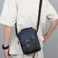 thumbnail image 1 of Camouflage Large Capacity Shoulder Bag | Waterproof Multifunction Crossbody Sling | Multi Pocket Travel Messenger | Adjustable Strap | 24x20x7cm | Gray Green Blue | Work Outdoor, 1 of 6
