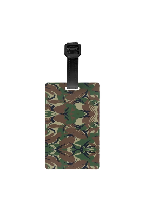 Camouflage Luggage Identifier Name Tag For Backpacks Suitcases Bags Baggage