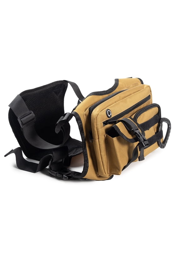 Camouflage Men's Sports Chest Bag, Outdoor Running Travel Camping Hiking, Tactical Design Lightweight Durable Multi-Compartment With Padded Adjustable Straps And Secure Zippers