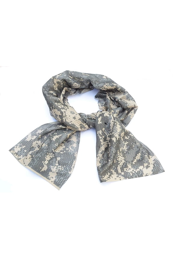 Camouflage Mesh Material Shemagh Scarf Balaclava Head Neck Cover Digital ACU
