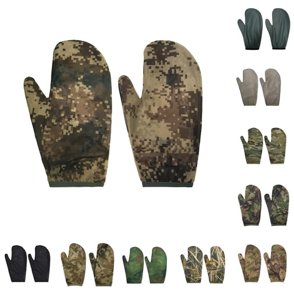 Camouflage Mosquito Hunting Gloves for Men Women Lightweight Protection Outdoor Activities Fishing Hiking Gloves Yellow
