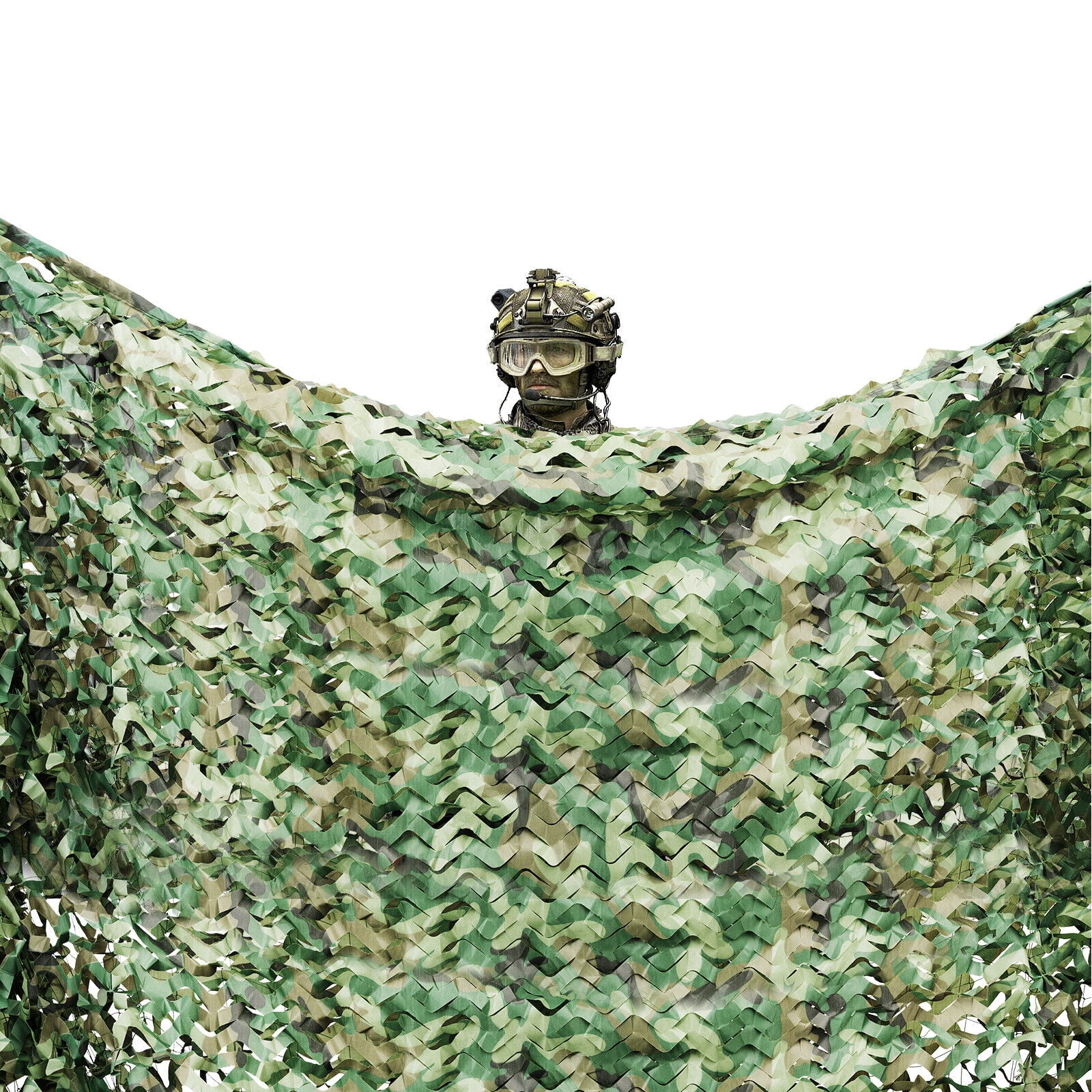 Camouflage Netting 26 X 26 Ft Camo Net Woodland Net for Military Camping Hunting