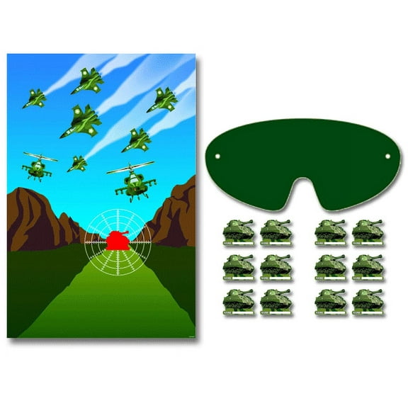 AMSCAN - Camouflage Party Game for 2 -12 Players