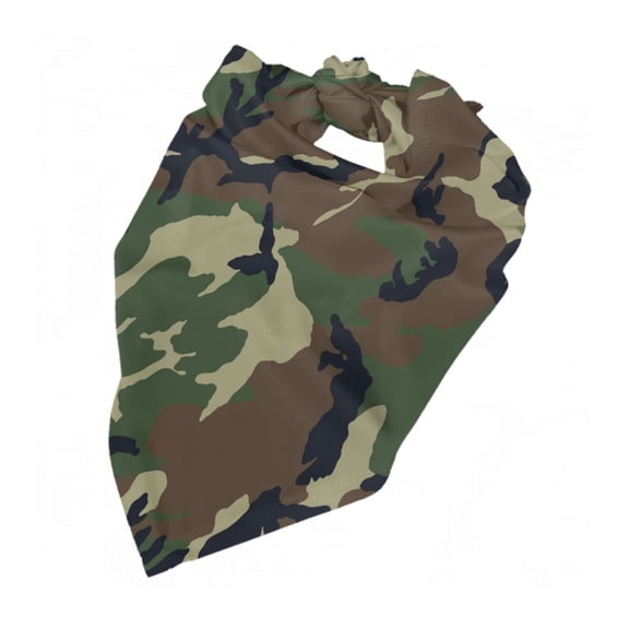 Camouflage Pattern Dog Bandanas Triangle Dog Scarfs For Small Medium Large Dogs And Cats
