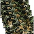 thumbnail image 1 of Camouflage Placemats Set of 4 Camo Table Mats for Party Kitchen Dining Decoration Cabin or Rustic Lodge Place Mat for Table Holiday Decor Indoor Outdoor 18"x12" Washable Farmhouse Hunting, 1 of 4