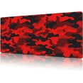 thumbnail image 1 of Camouflage Print Gaming Mouse Pad,Large Non-Slip Thick Stitched Edge Mouse Mat for Home Office Gaming Keyboard Desk Pad (35.4 x 15.7 Inches), 1 of 6