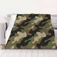 thumbnail image 1 of Camouflage Print Pattern Throw Blanket Warm Camping Outdoor Light Weight Cozy Blanket for Couch Sofa Bed 50"x40", 1 of 7