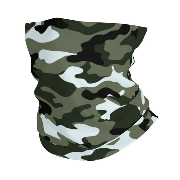 Camouflage Printneck Gaiter Elastic Balaclavas Face Mask Versatile Bandana For Men Women
