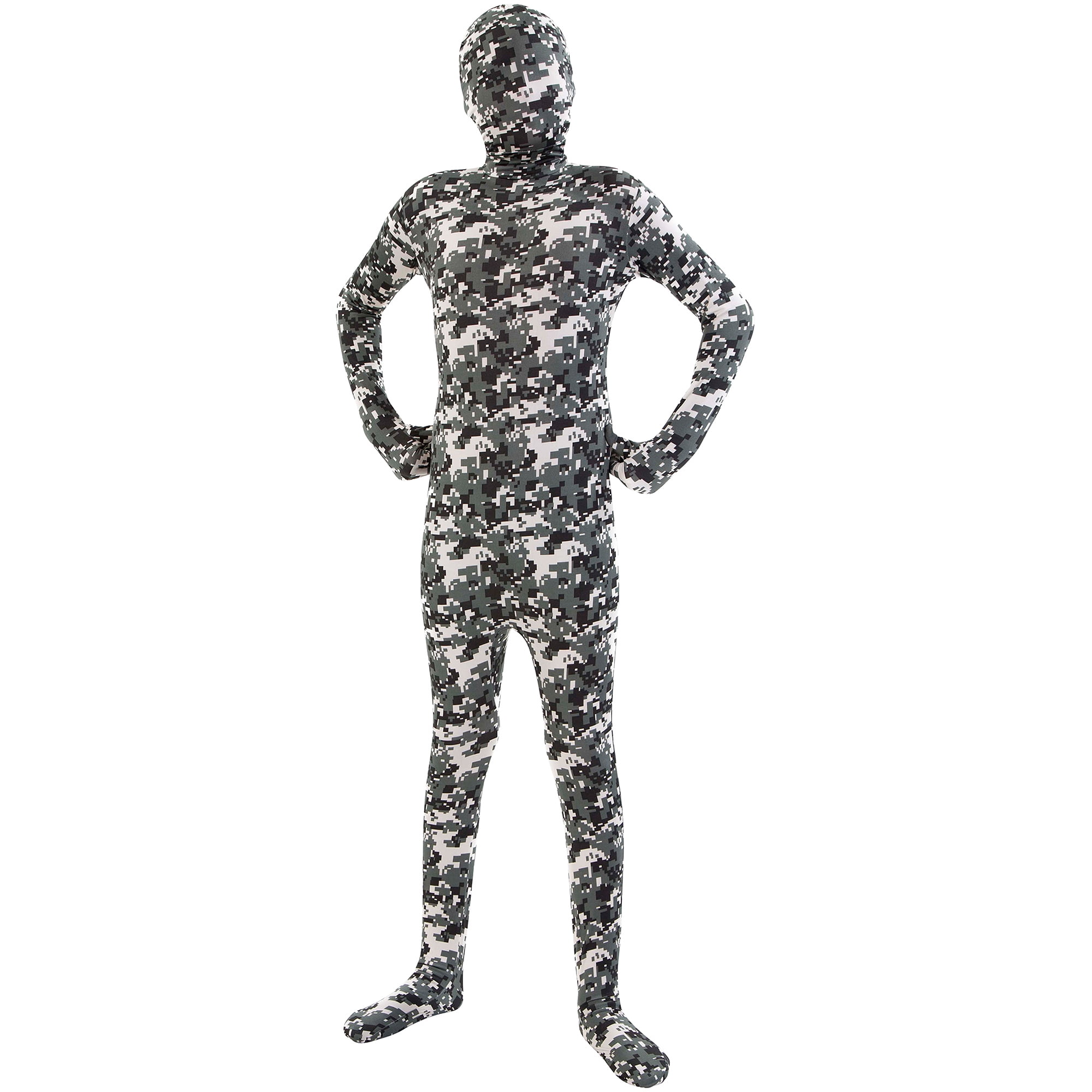 Camouflage Skin Suit Halloween Dress Up / Role Play Costume