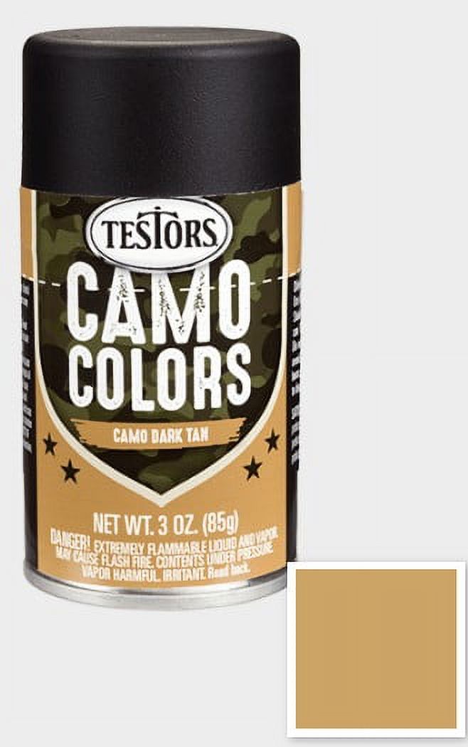 Testor Corp. 3 oz Camouflage Spray Dark Tan TES342307 Plastics Paint