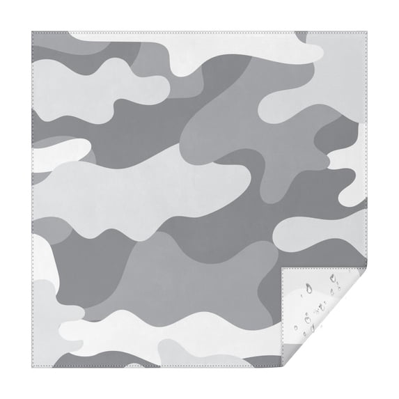 Camouflage Square Tablecloth 52x52in(132x132cm) – Waterproof Polyester Printed Table Cover, Wrinkle Resistant & Washable for Kitchen Dining Picnic Party Decor