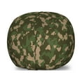 thumbnail image 1 of Camouflage Storage Toy Bag Chair, Continuous Jungle Marsh Camo Fashion Hiding Pattern, Stuffed Animal Organizer Washable Bag, Large Size, Olive Green Multicolor, by Ambesonne, 1 of 3