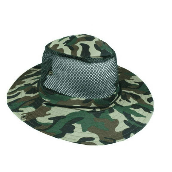 Camouflage Summer HAT BEACH GARDENING FISHING HUNTING CAMO Hiking VENTED 008