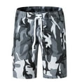 thumbnail image 1 of Camouflage Swimming Shorts Men, Mens Swim Trunks Camo Printed Elastic Waist Board Shorts with Pockets Beach Surfing Boardshorts Summer Casual Sports Short Pants Swimwear Knee Length, 1 of 4